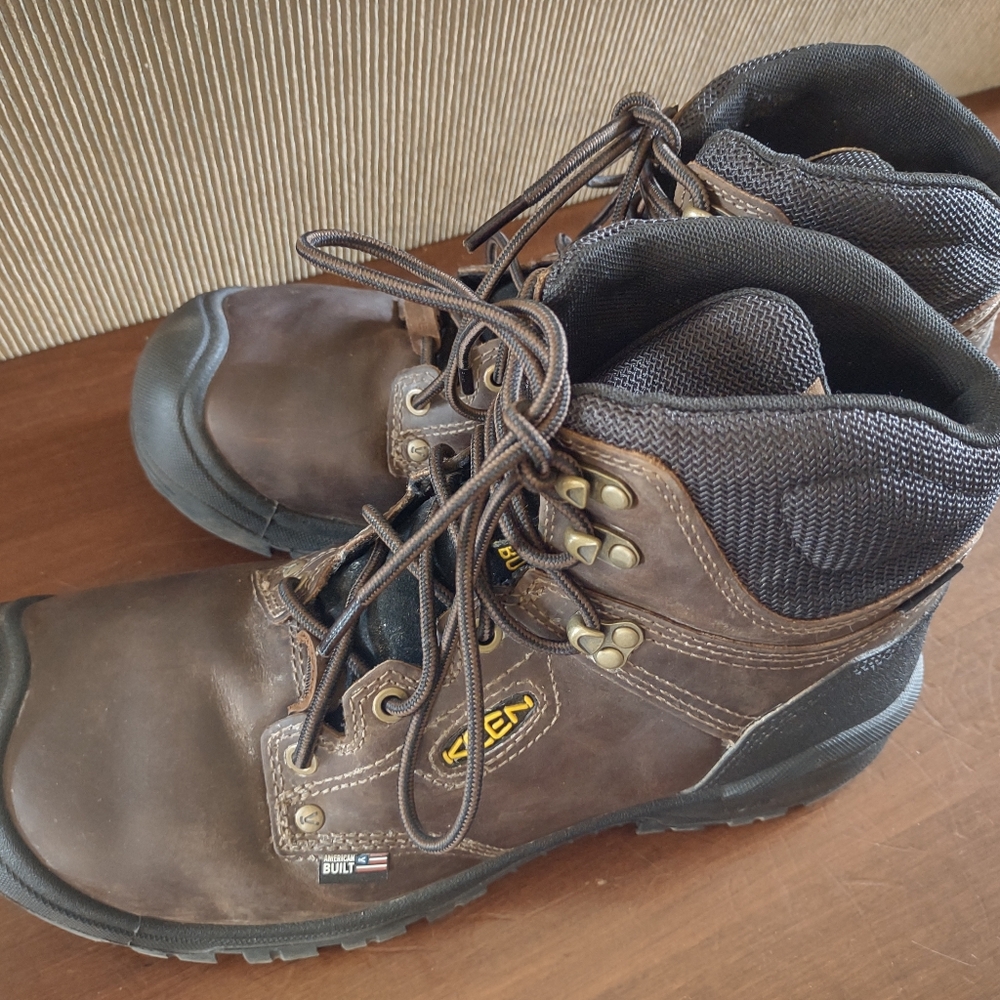 KEEN Men's Brown Work Boots